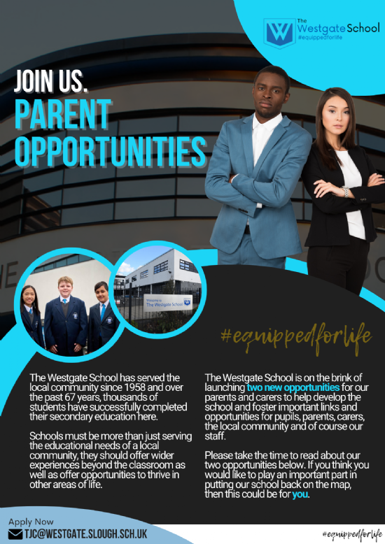 Join Us: Parent/Carer Opportunities